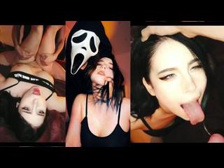 Ghostface Gets a Sloppy Blowjob Then Rough Fucks Her Until Cumshot - MollyRedWolf